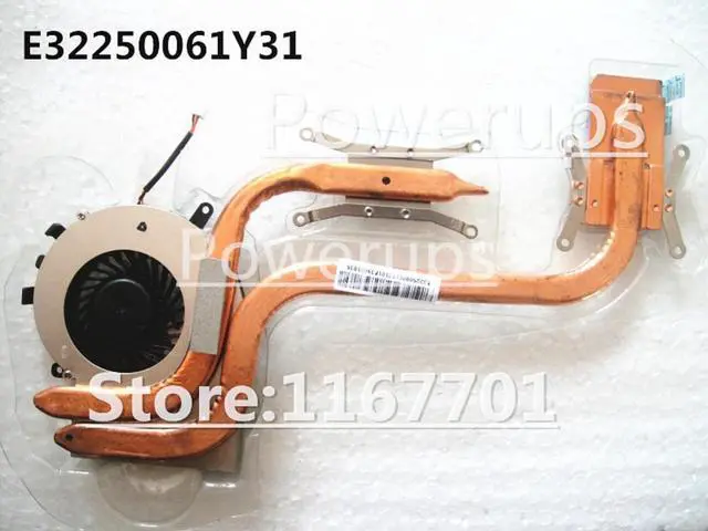 Main image of Laptop/Notebook CPU Cooling Radiator heatsink&fan for MSI GL62 6QD GP62 GP72 GL72 2QD 2QE 16J3 1793 E322500061Y31 E322500061F31