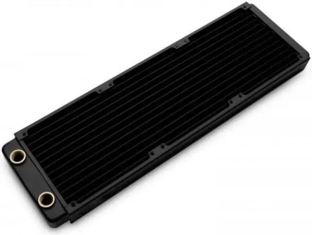 Alt view image 4 of 6 - EKWB EK-CoolStream Classic SE 360mm Copper Black Thin Radiator 393 x 120 x 27mm (L x W x H) G1/4 ,Water Cooling Heat Dissipation