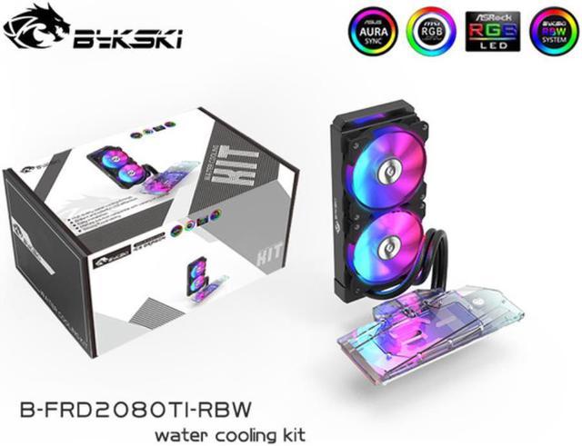 Bykski 240mm Radiator GPU AIO Cooler Water Block Kit 5V System Compatible Geforce RTX 2080Ti 2080 2070,B-FRD2080TI-RBW Gadgets - Newegg.com