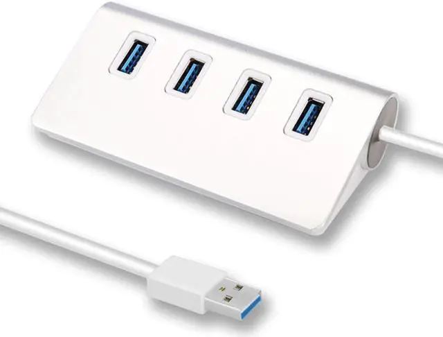 Alt view image 5 of 6 - USB 2.0 Hub USB interface docking station 4port aluminum alloy splitter high-speed data transmission support Windows