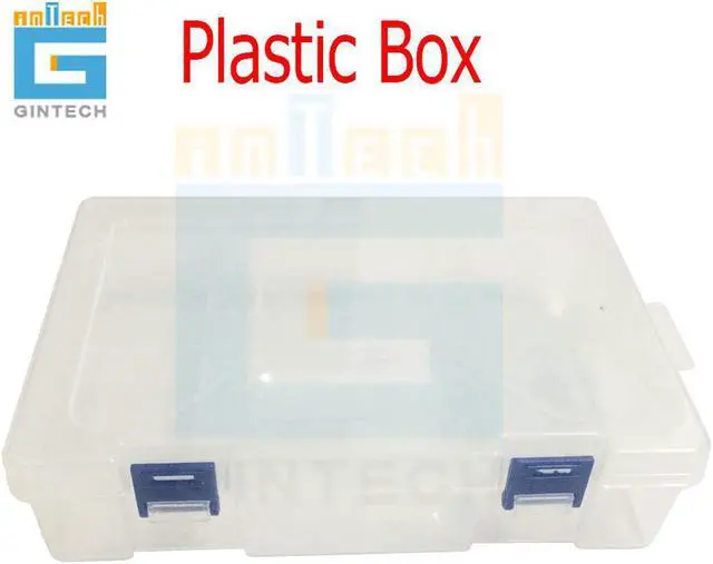 Main image of Plastic Box Case for Arduino for UNO Kit 234*168*62mm with Two Layer Storage Box