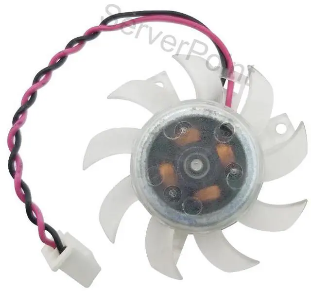 Alt view image 2 of 4 - for T124010SL r124010sl 37mm 23x29x29mm 12V 0.10A 2Pin For Gigabyte GT210 Graphics Card Cooler Cooling Fan
