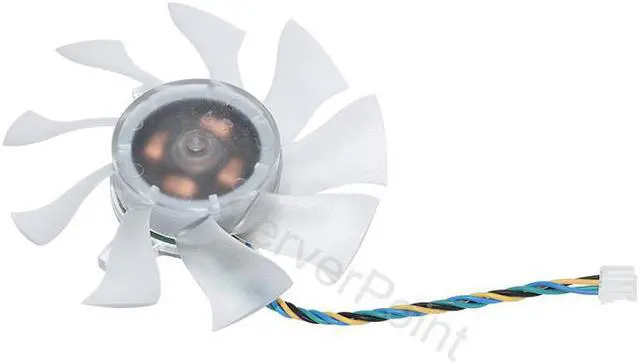 Alt view image 2 of 4 - For Y.S.TECH YD128015EL YD128015HL  0.46A  DC12V  4-Wires Graphics Card Cooling Fan For GTS250 HD4870