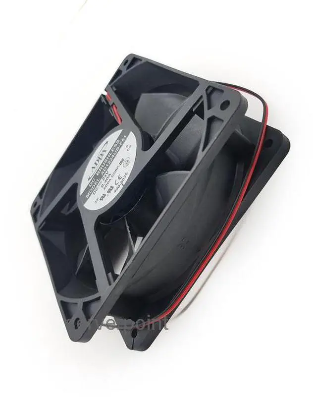 Alt view image 2 of 4 - Genuine for  AD1224UB-F51 12038 24V 0.40A double ball cooling fan