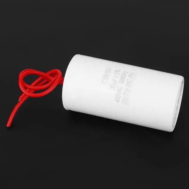 Alt view image 5 of 6 - CBB60 Motor Run Capacitor 35uF 450VAC Water Pump Start Capacitor for Home Appliance 35uF Capacitor