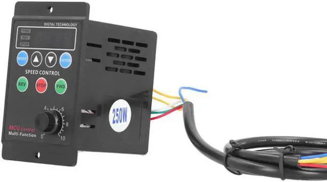 Main image of AC 220V 250W Motor Speed Controller Digital Display Single Phase Gear Reduction Motor Governor CW/CCW Speed Pinpoint Regulator