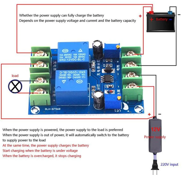 Power Module Switchh Power Module Automatic Power Switch Module DC12V 10A Switch Module ...