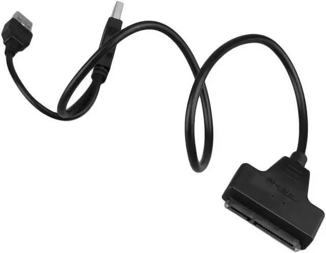 Alt view image 6 of 6 - USB 2.0 Male To SATA 7+15P 22 Pin Cable Adapter For 2.5 INCH SSD/Hard Disk Drive Transfer Rates up to 480Mbps