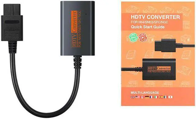 Alt view image 5 of 6 - For NGC/SNES/N64 To HDMI-compatible Converter Adapter For Nintend 64 For GameCube Plug And Play Full Digital Cable