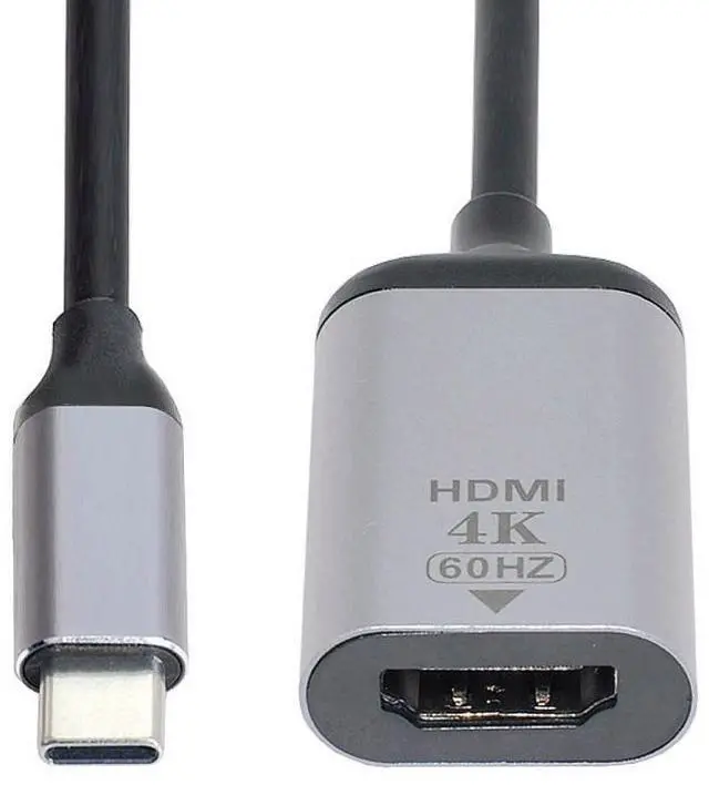 Alt view image 4 of 5 - USB-C Type C to HDMI Cable HDTV Adapter 4K 60hz 1080p for Tablet & Phone & Laptop