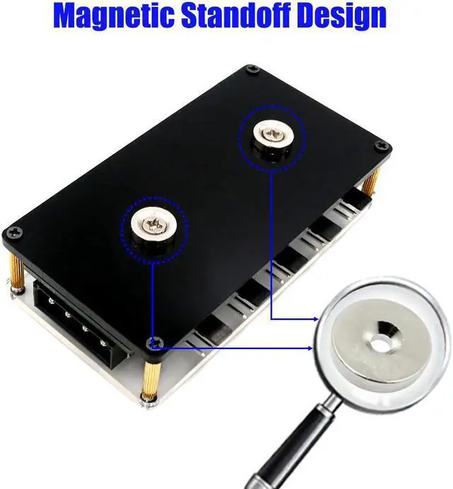 Alt view image 5 of 5 - Fan HUB Adapter 4Pin Molex or SATA 15Pin Power Connector CPU Cooler PC Chassis Case Cooling Fan Splitter 3 pin 4 pin Fan Adapter