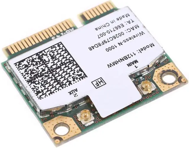 Alt view image 2 of 4 - For Centrino Wireless-N 1000 Wifi Link1000 802.11 b/g/n 112BNHMW 300Mbps Half Mini Pci-e Wireless Card