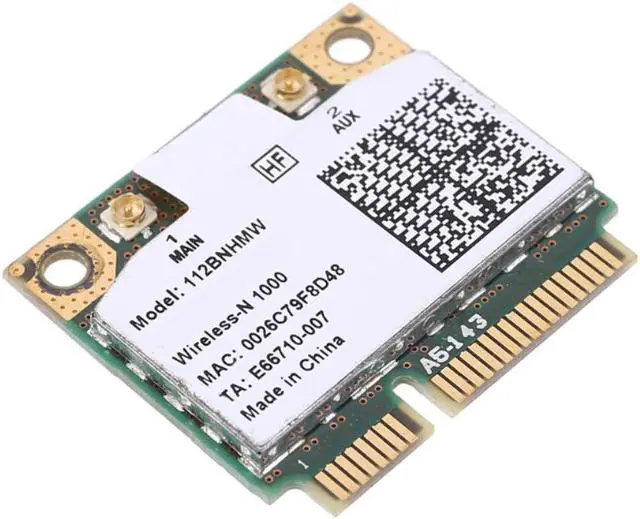 Alt view image 4 of 4 - For Centrino Wireless-N 1000 Wifi Link1000 802.11 b/g/n 112BNHMW 300Mbps Half Mini Pci-e Wireless Card