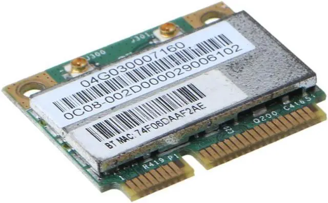 Alt view image 2 of 4 - Wireless Card Adapter for Broadcom Bcm94313HMGB AW-NB047H BCM4313 Half Mini Pci-e Wifi Net-work Card with Bluetooth4.0