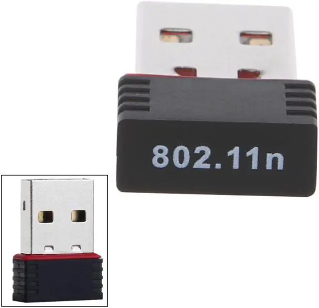 Alt view image 2 of 4 - 150Mbps USB 2.0 WiFi Wireless Adapter Network LAN Card 802.11 ngb Ralink MT7601