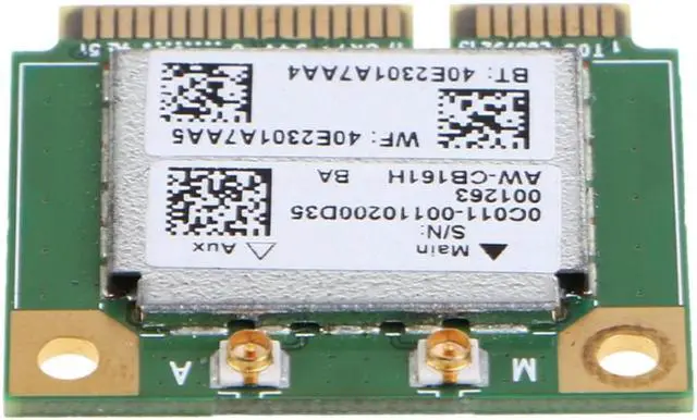 Alt view image 2 of 4 - Dual Band RTL8821AE AW-CB161H Wifi Wlan Card Bluetooth 4.0 Combo Wireless Half Mini PCI-E 433Mbps 802.11a/b/g/n/ac