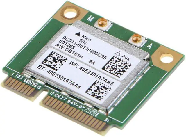 Alt view image 3 of 4 - Dual Band RTL8821AE AW-CB161H Wifi Wlan Card Bluetooth 4.0 Combo Wireless Half Mini PCI-E 433Mbps 802.11a/b/g/n/ac