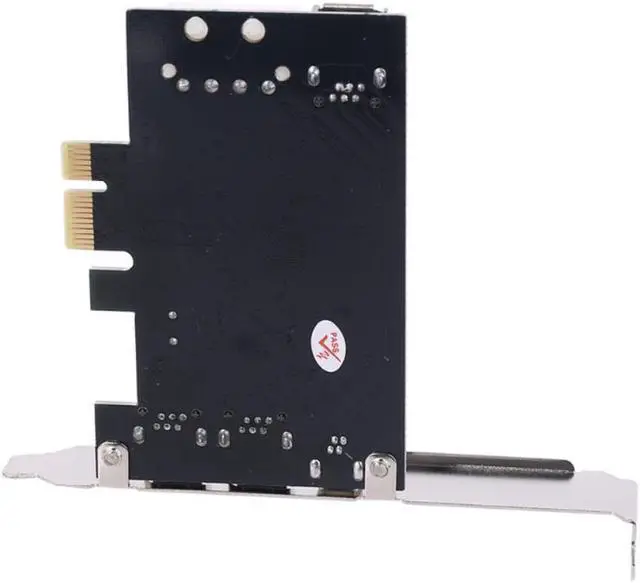 Alt view image 4 of 7 - D7YC PCIe 3 Ports Firewire Cable Expansion Card PCI Express 1394B & 1394A TI XIO2213B Chipset Adapter