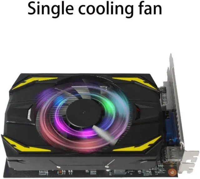 Alt view image 2 of 4 - Professional for NVIDIA GTX 1050 Ti Pci-e 2.0 Graphics Video Card 2GB DDR5 128Bit w/ HDMI-Compatible DVI VGA for Player