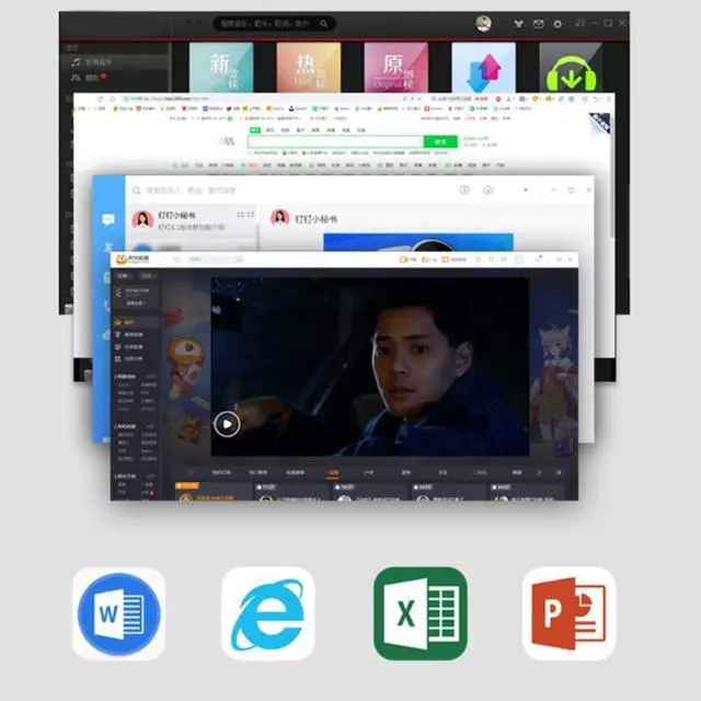 Alt view image 3 of 4 - Professional for NVIDIA GTX 1050 Ti Pci-e 2.0 Graphics Video Card 2GB DDR5 128Bit w/ HDMI-Compatible DVI VGA for Player