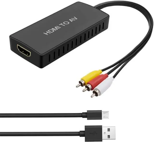 Main image of HDMI-COMPatible to AV Converter Supports Pal/Ntsc Compatible Fire Stick, for Apple TV, DVD, Blu-Ray Player