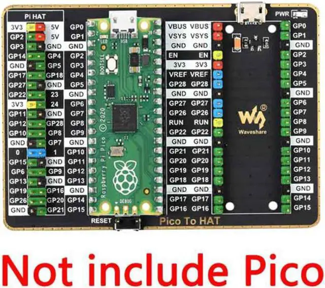 Alt view image 3 of 4 - Waveshare for Raspberry Pi Pico Interface Expansion Board 40Pin Gpio Interface Multiple Functional Interfaces