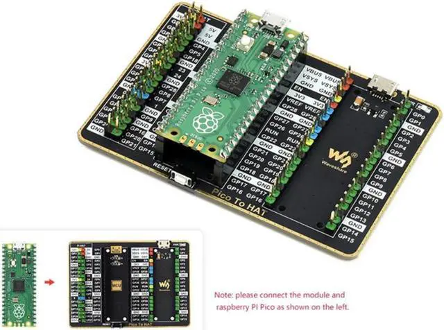 Alt view image 2 of 4 - Waveshare for Raspberry Pi Pico Interface Expansion Board 40Pin Gpio Interface Multiple Functional Interfaces