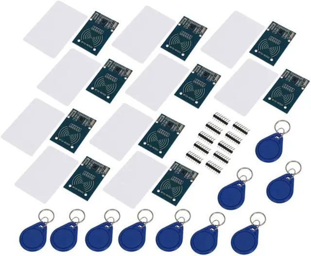 Main image of 10Pcs Mfrc522 Rc-522 Antenna Rfid Ic Wireless Module for Arduino Ic Key Spi Writer Reader Ic Card Proximity Module