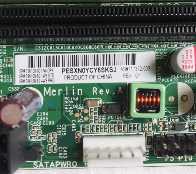 Alt view image 2 of 3 - 717372-003 For HP Elitedesk 800 G1 SFF Desktop Motherboard 796108-001 796108-501 LGA1150 Mainboard 100%tested fully work