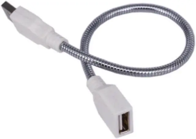 Alt view image 2 of 2 - LED Light Adapter Cable 360 Degree Bending Metal Flexible Tube USB Extension Cable Male To Female Extender Cable For Laptop PC