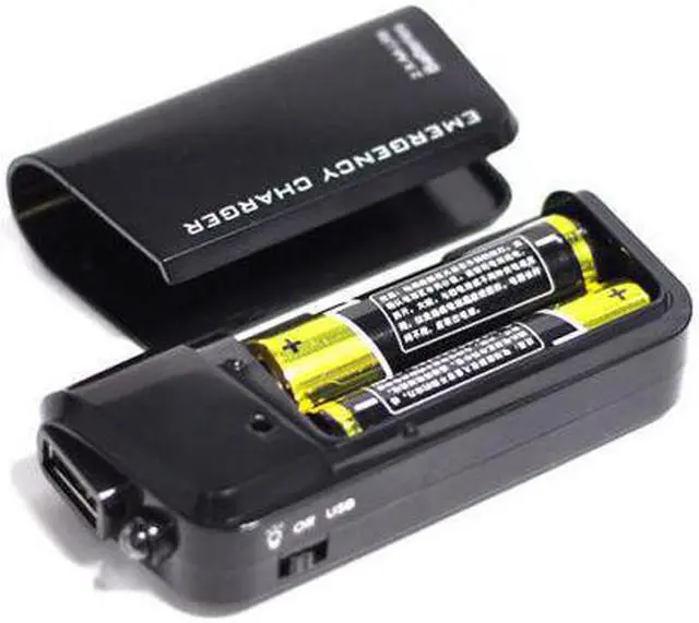 Alt view image 2 of 2 - Pocket Emergency Charger with LED Flashlight for the iPod and iPhone USB