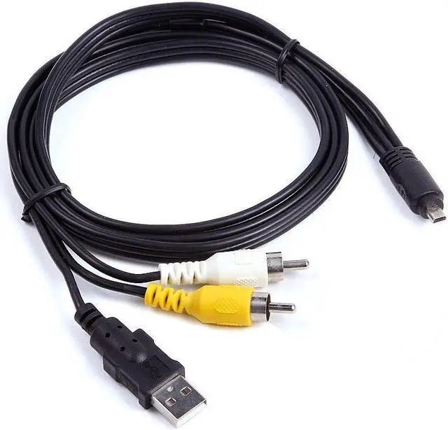 Alt view image 2 of 2 - 3in1 USB Charger +Data +A/V TV Cable For Sony Cybershot DSC-W810 DSC-W830 Camera