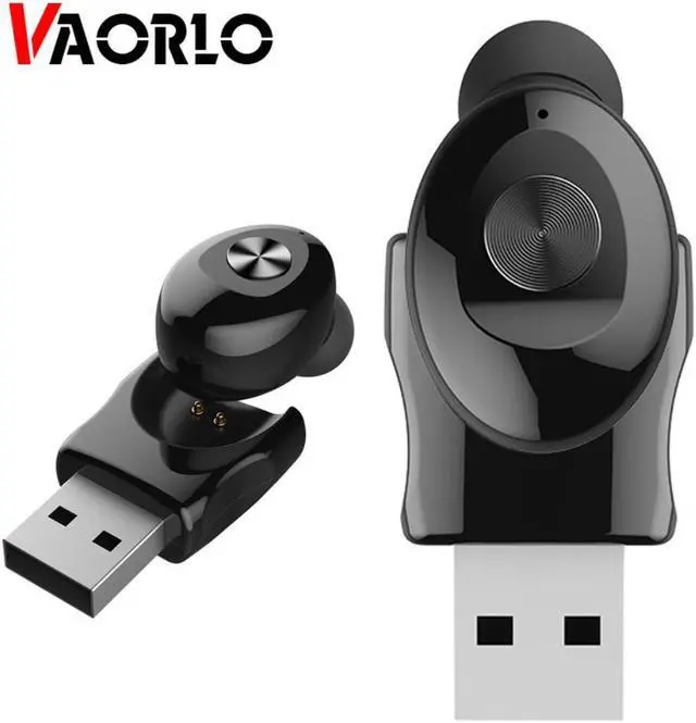 Alt view image 2 of 3 - U12 Mini Bluetooth Earphone Single Sport Wireless Stereo Headset Portable Invisible In-Ear Business Earbud USB Magnetic Charger
