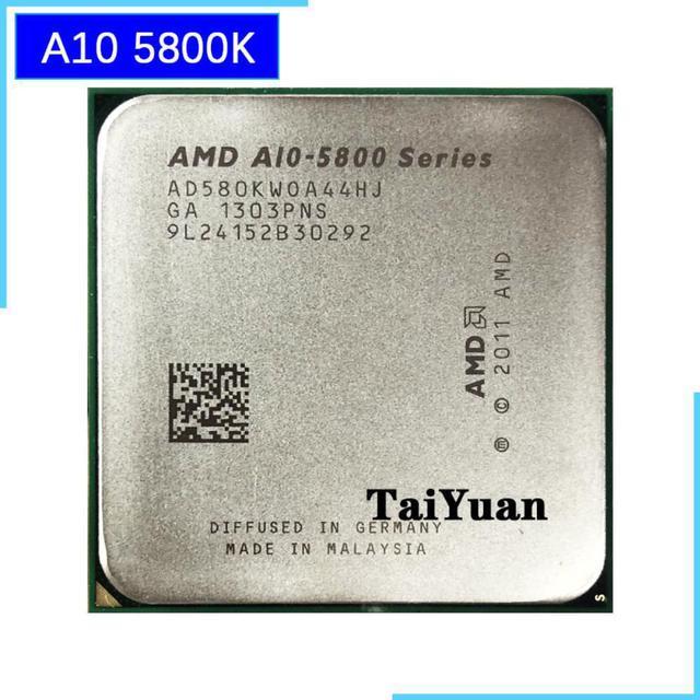 AMD A10 Series A10 5800K A10 5800 Quad Core CPU Processor