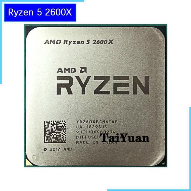 AMD Ryzen 5 2600X R5 2600X 3.6 GHz Six-Core Twelve-Core 95W CPU
