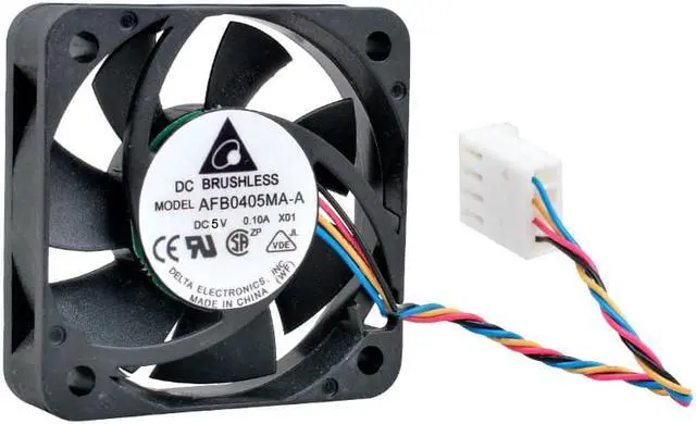 Alt view image 2 of 6 - AFB0405MA-A 4cm 40mm fan 40x40x10mm 4010 DC5V 0.10A ball bearing 4 wires pwm silent cooling fan for small case