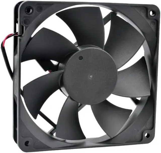 Alt view image 3 of 4 - RDM1225S 12cm 120mm fan 120x120x25mm 12025 DC12V 0.23A 2 wires 2pin inverted exhaust type cooling fan for chassis power supply