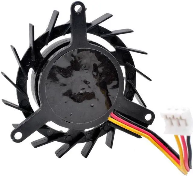 Alt view image 2 of 4 - PLB05010B12HH 12V 0.30A diameter 45mm hole pitch 39mm dual ball graphics card cooling fan