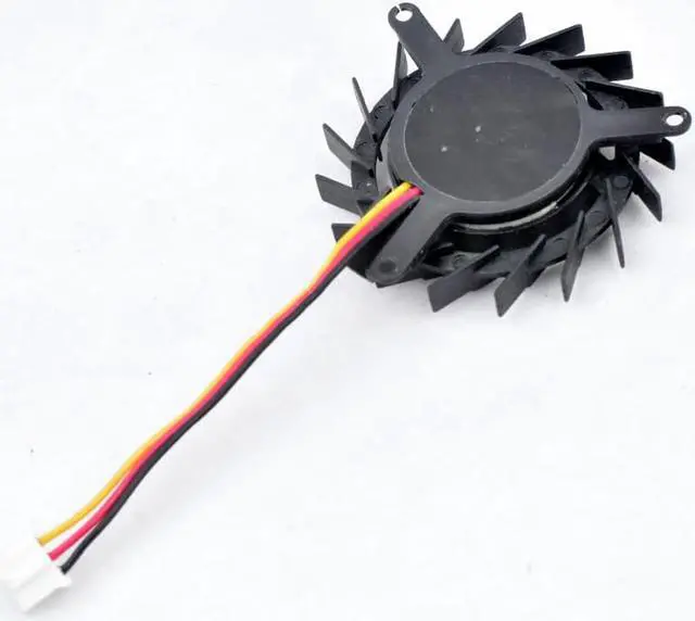 Alt view image 3 of 4 - PLB05010B12HH 12V 0.30A diameter 45mm hole pitch 39mm dual ball graphics card cooling fan
