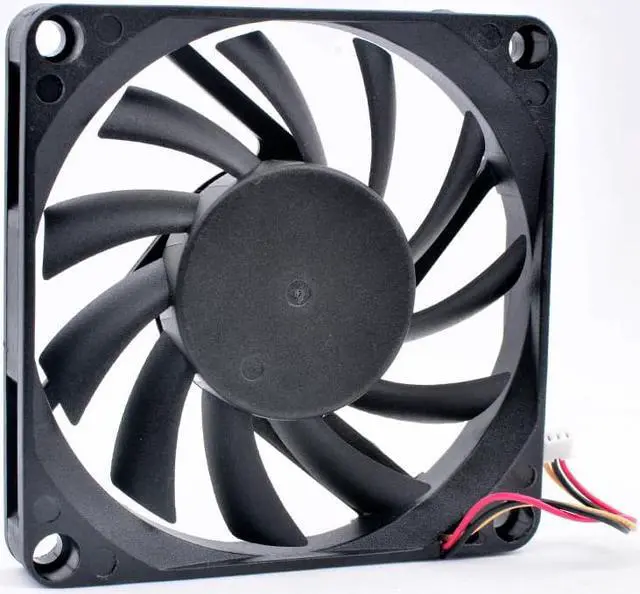 Alt view image 2 of 4 - DFB701012M 7cm 70mm fan 70x70x10mm DC12V 1.7W 3 wires, double ball bearings, cooling fan for chassis power supply CPU