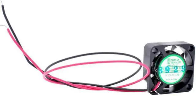 Alt view image 3 of 5 - DFB200612M 2cm 20mm fan 20x20x6mm DC12V 1.2W 2 wires double ball bearing Mini ultra-thin cooling fan for router projector