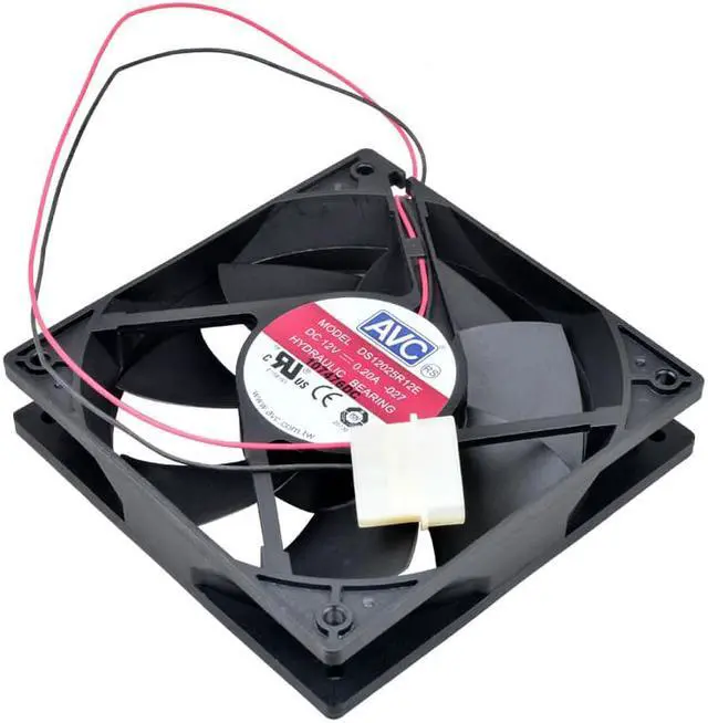 Alt view image 2 of 4 - DS12025R12E 12cm 120mm fan 120x120x25mm DC12V 0.20A Cooling fan for power supply