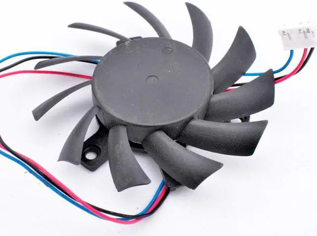 Alt view image 2 of 3 - DFS701024H 24V 3.1W Diameter 65mm, hole pitch 40mm, 3 wires, cooling fan for graphics card