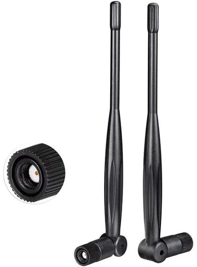 Alt view image 4 of 5 - 2.4Ghz 5Ghz 5.8Ghz Dual Band Wifi Antenna 5Dbi RP-SMA Antenna (2-Pack) For PC Desktop,Wifi Router,Pcie Network Card