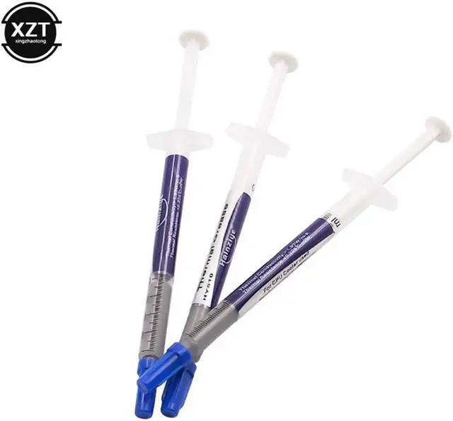 Alt view image 2 of 6 - 10PCS Syringe Processor Thermal Paste Grease Gray CPU Cooler Heatsink Conductive Compound Cooling Termopasta Drop