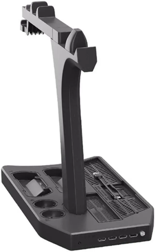 Alt view image 5 of 6 - Headphone Display Stand Gamepad Vertical Stand Fan/Cooler/Controller Charger Stand for PS4 Pro Slim PS VR