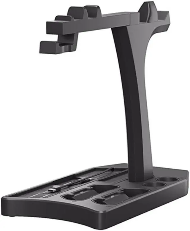 Alt view image 4 of 6 - Headphone Display Stand Gamepad Vertical Stand Fan/Cooler/Controller Charger Stand for PS4 Pro Slim PS VR