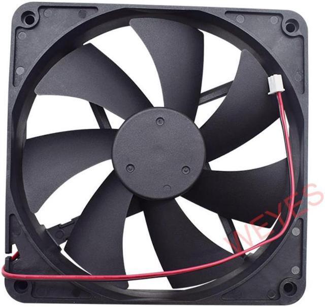 Alt view image 2 of 2 - FAN FOR EVERFLOW Thermaltake TT TT-1425B 14cm TT-1425 14025 silence cooling fan A1425L12S 12V