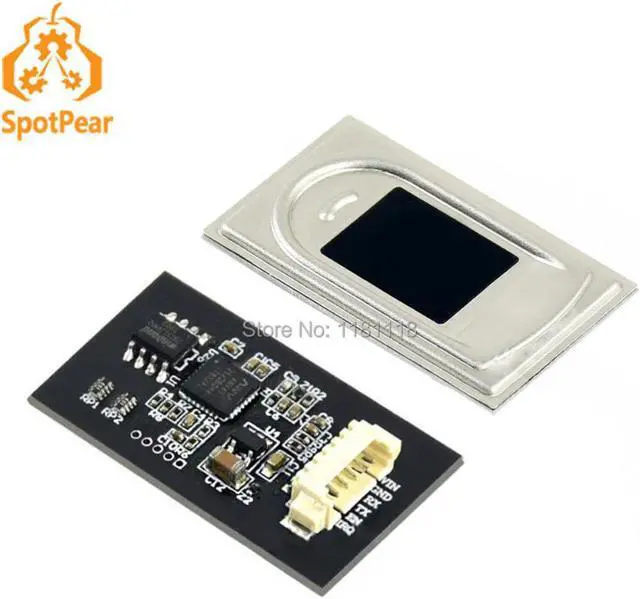 Main image of Rectangle-shaped All-in-one UART Capacitive Fingerprint Sensor for Raspberry Pi/STM32