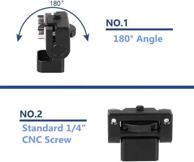 Alt view image 2 of 4 - Camera Cage Rig Holder Bracket Adjustable Anti-Twist for Gopro Flash Monitor LED